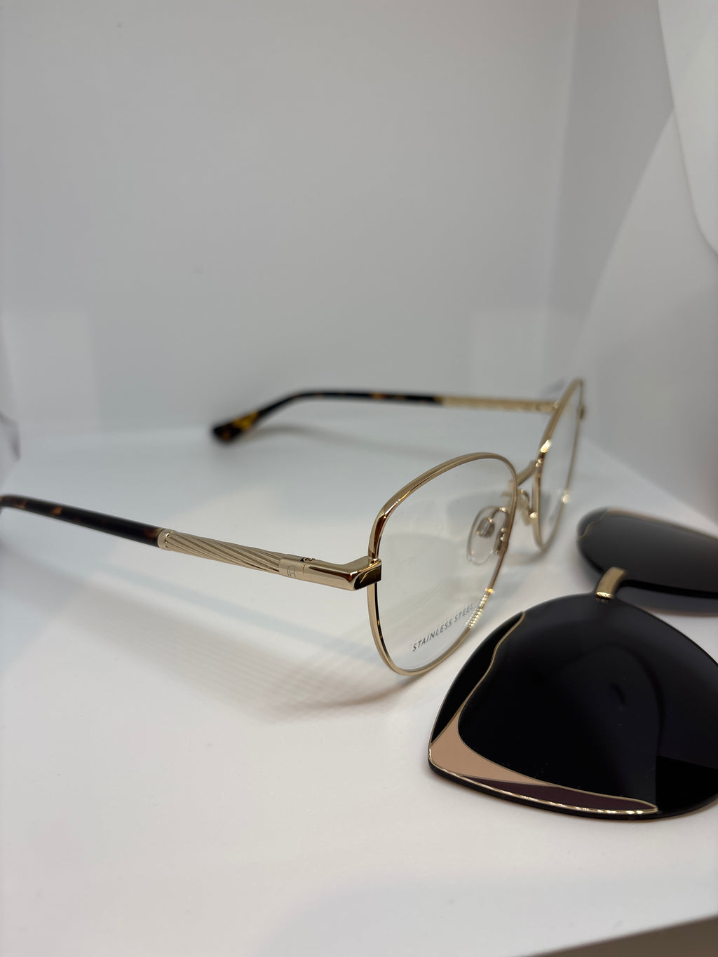 Armação Feminina Ana Hickmann Metal clipon Vivi 1 04A