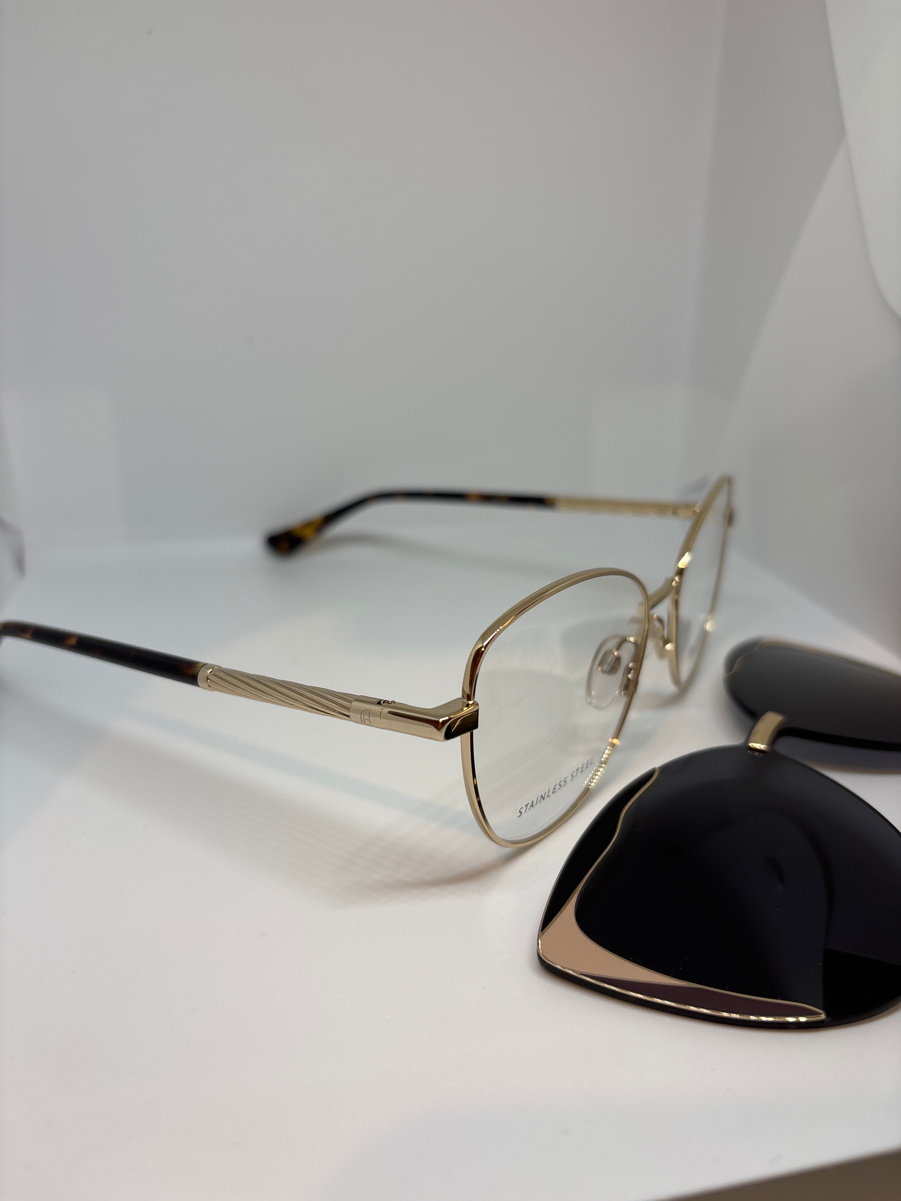 Armação Feminina Ana Hickmann Metal clipon Vivi 1 04A