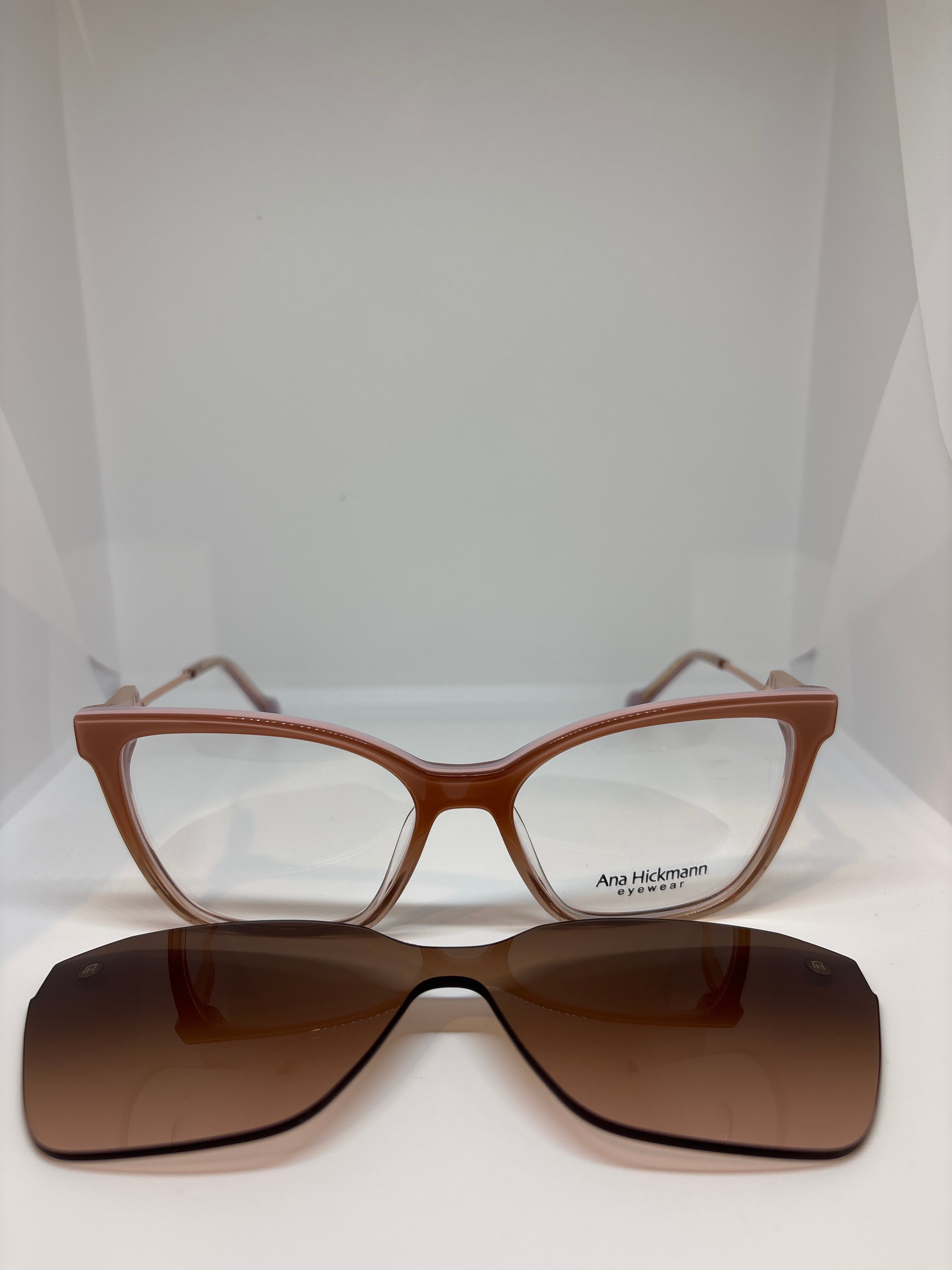 Armação Feminina Ana Hickmann Acetato clipon Vivi 3 K03