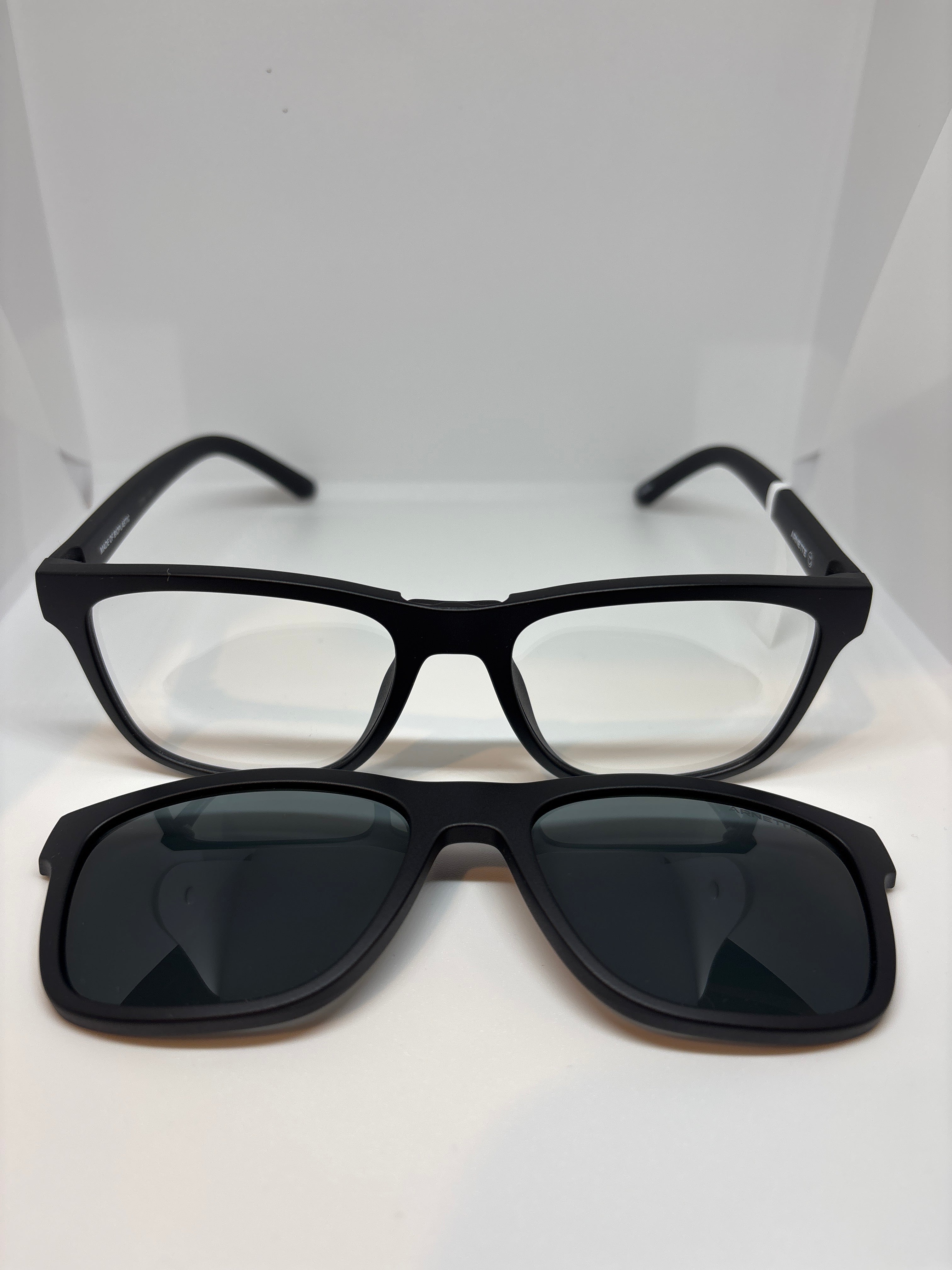 Armação Masculina Arnette Acetato clipon AN4333 2758/1W