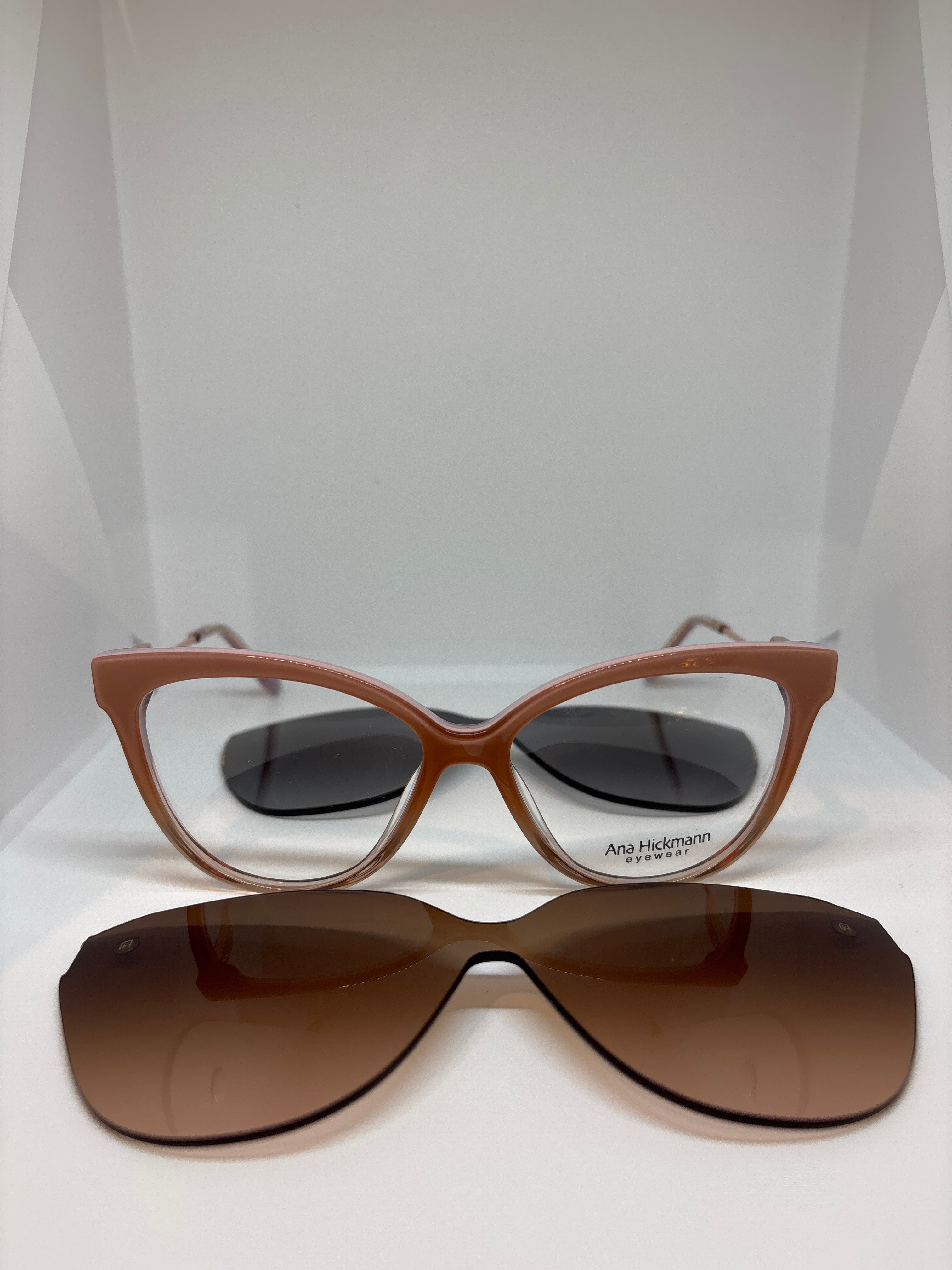 Armação Feminina Ana Hickmann Acetato clipon Vivi 4 K03