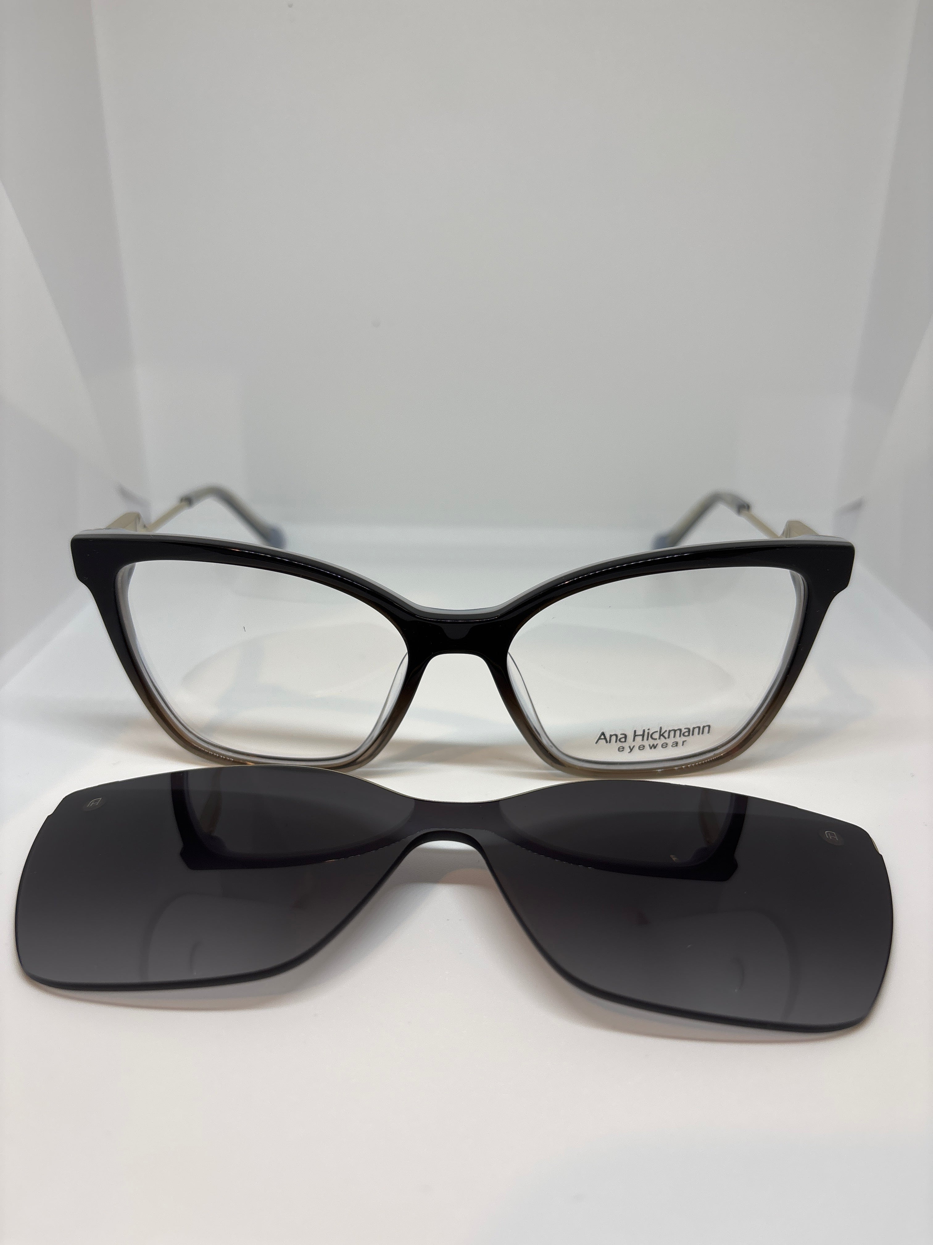 Armação Feminina Ana Hickmann Acetato clipon Vivi 3 A03