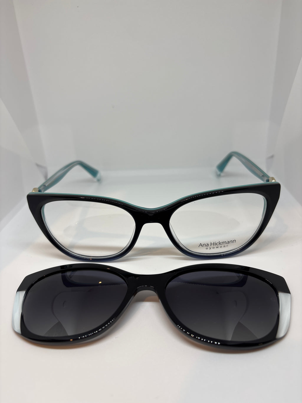 Armação Feminina Ana Hickmann Acetato clipon Vivi 5 A02