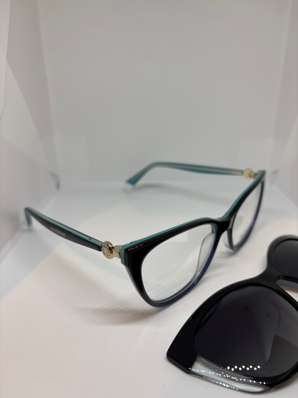 Armação Feminina Ana Hickmann Acetato clipon Vivi 5 A02