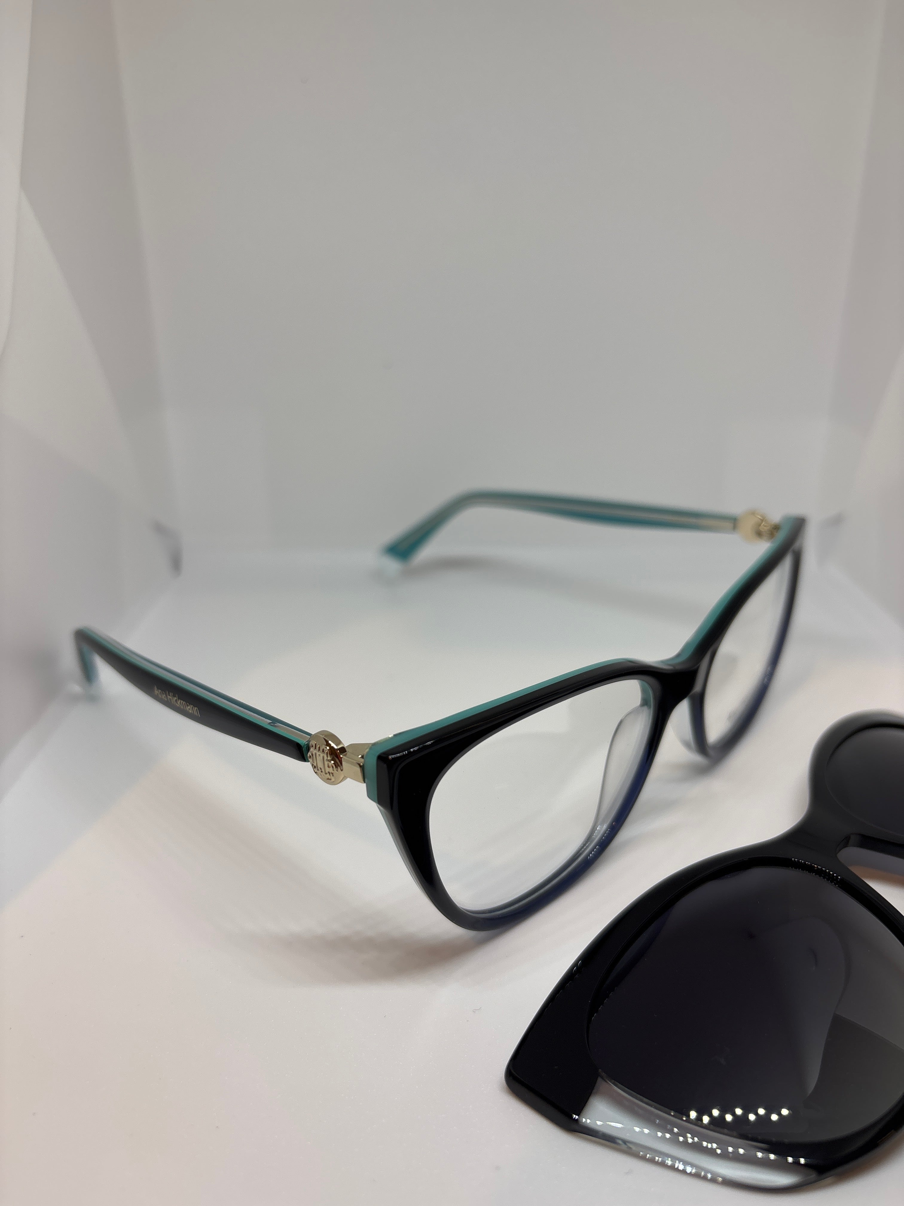 Armação Feminina Ana Hickmann Acetato clipon Vivi 5 A02