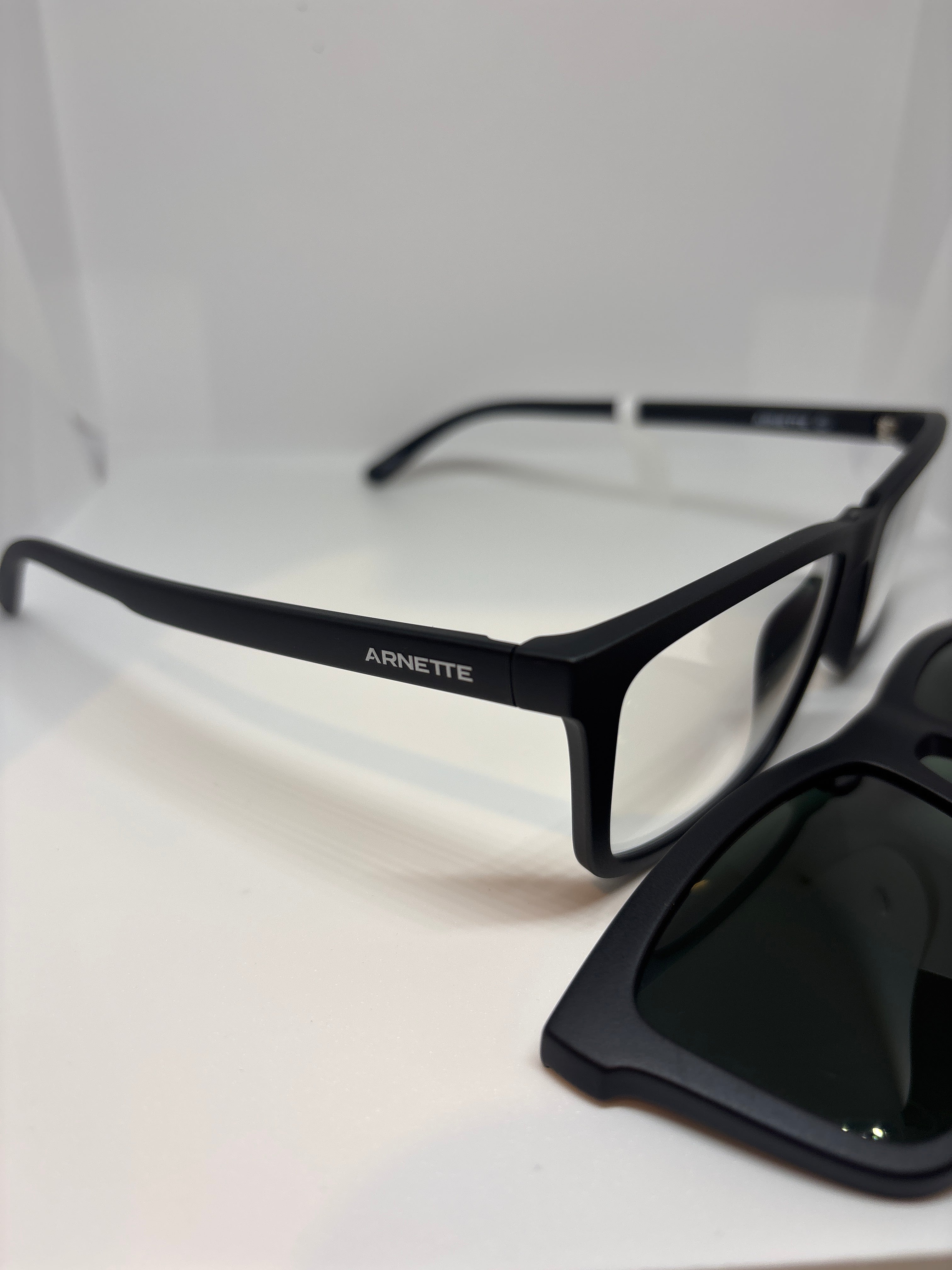 Armação Masculina Arnette Acetato clipon AN4347U 2758/1W