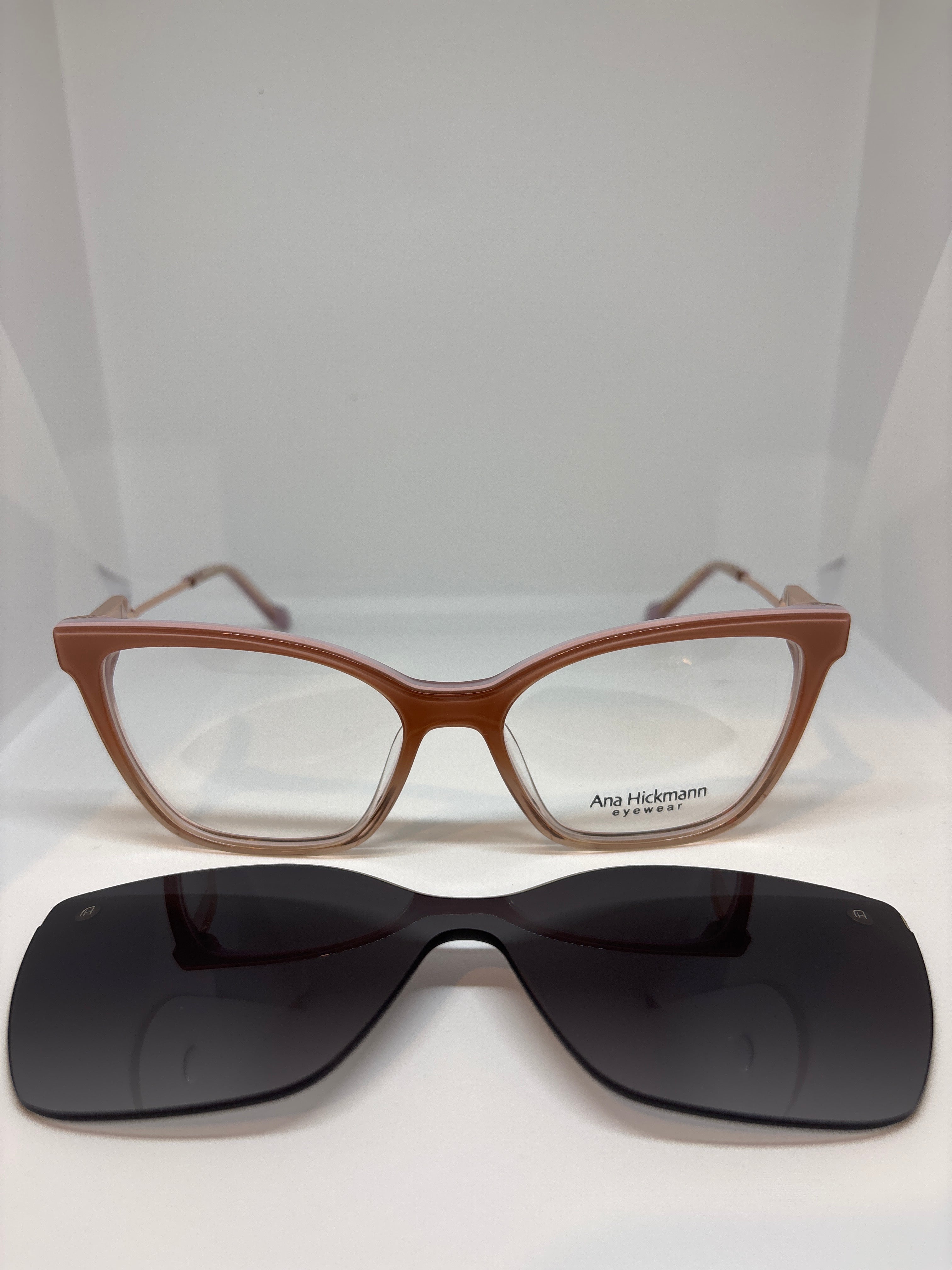 Armação Feminina Ana Hickmann Acetato clipon Vivi 3 K03