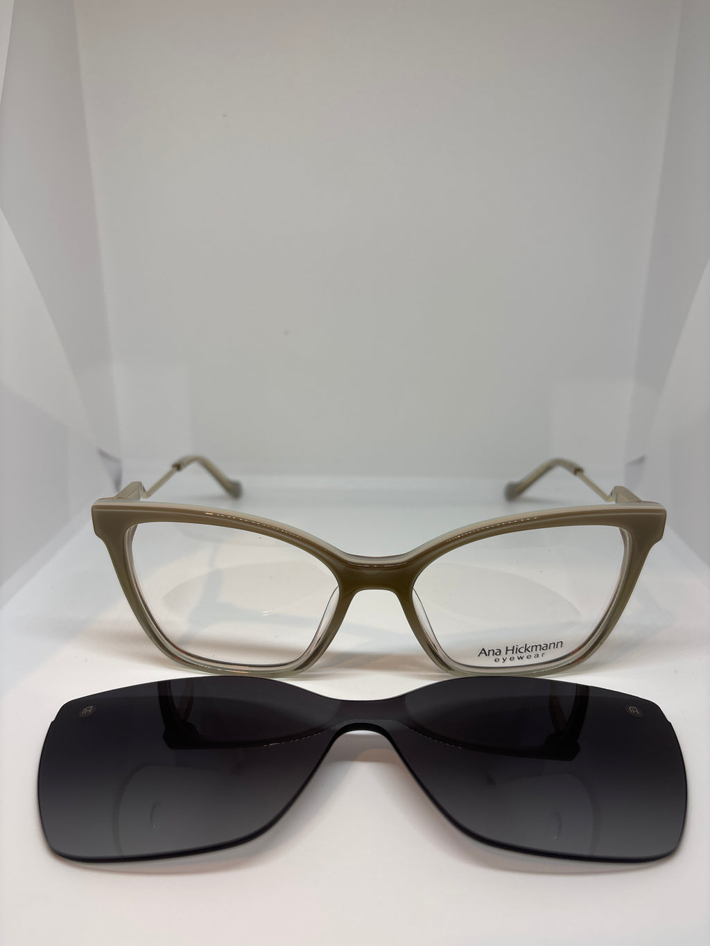 Armação Feminina Ana Hickmann Acetato clipon  Vivi 3 H03