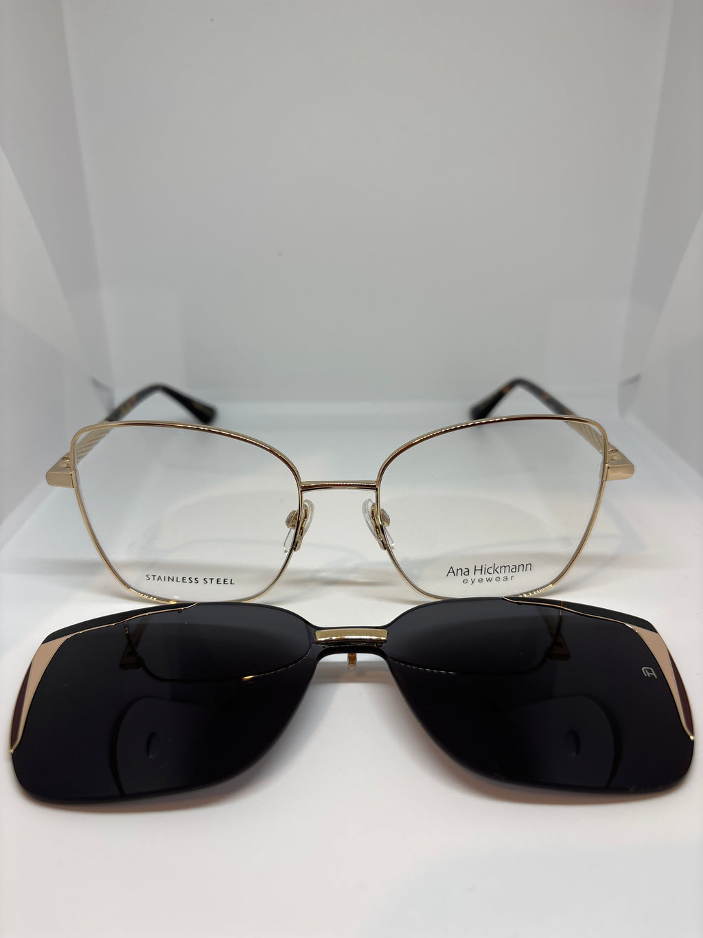 Armação Feminina Ana Hickmann Metal clipon Vivi 2 04A