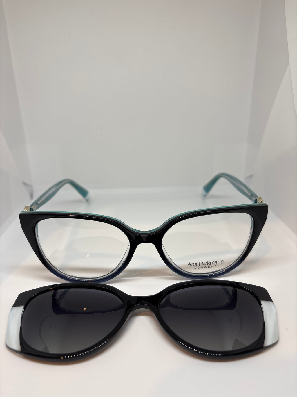 Armação Feminina Ana Hickmann Acetato clipon Vivi 6 A02