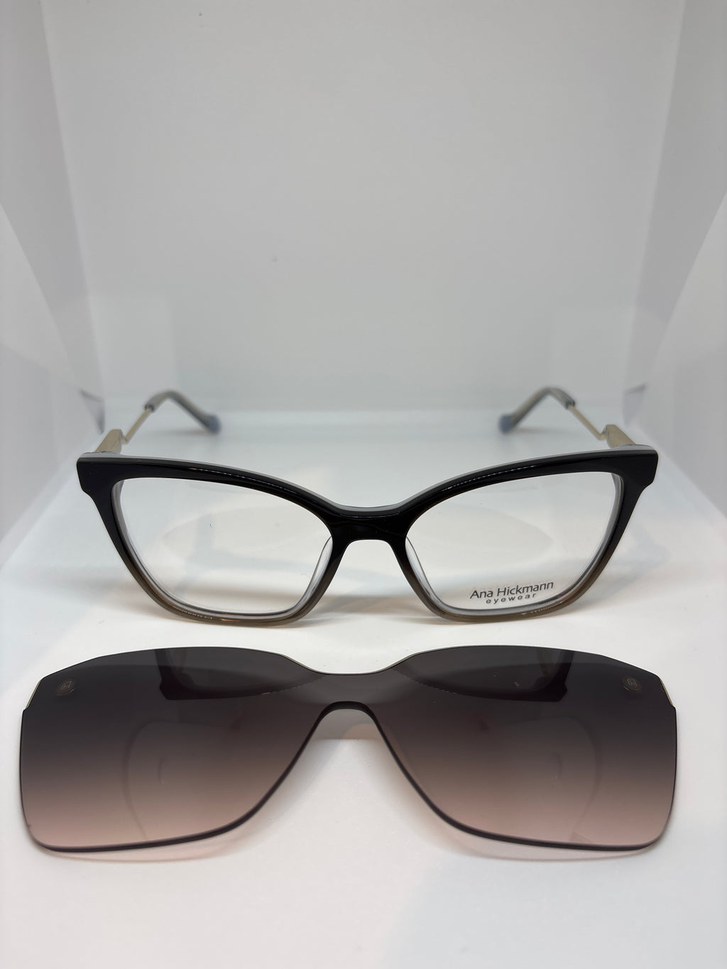 Armação Feminina Ana Hickmann Acetato clipon Vivi 3 A03