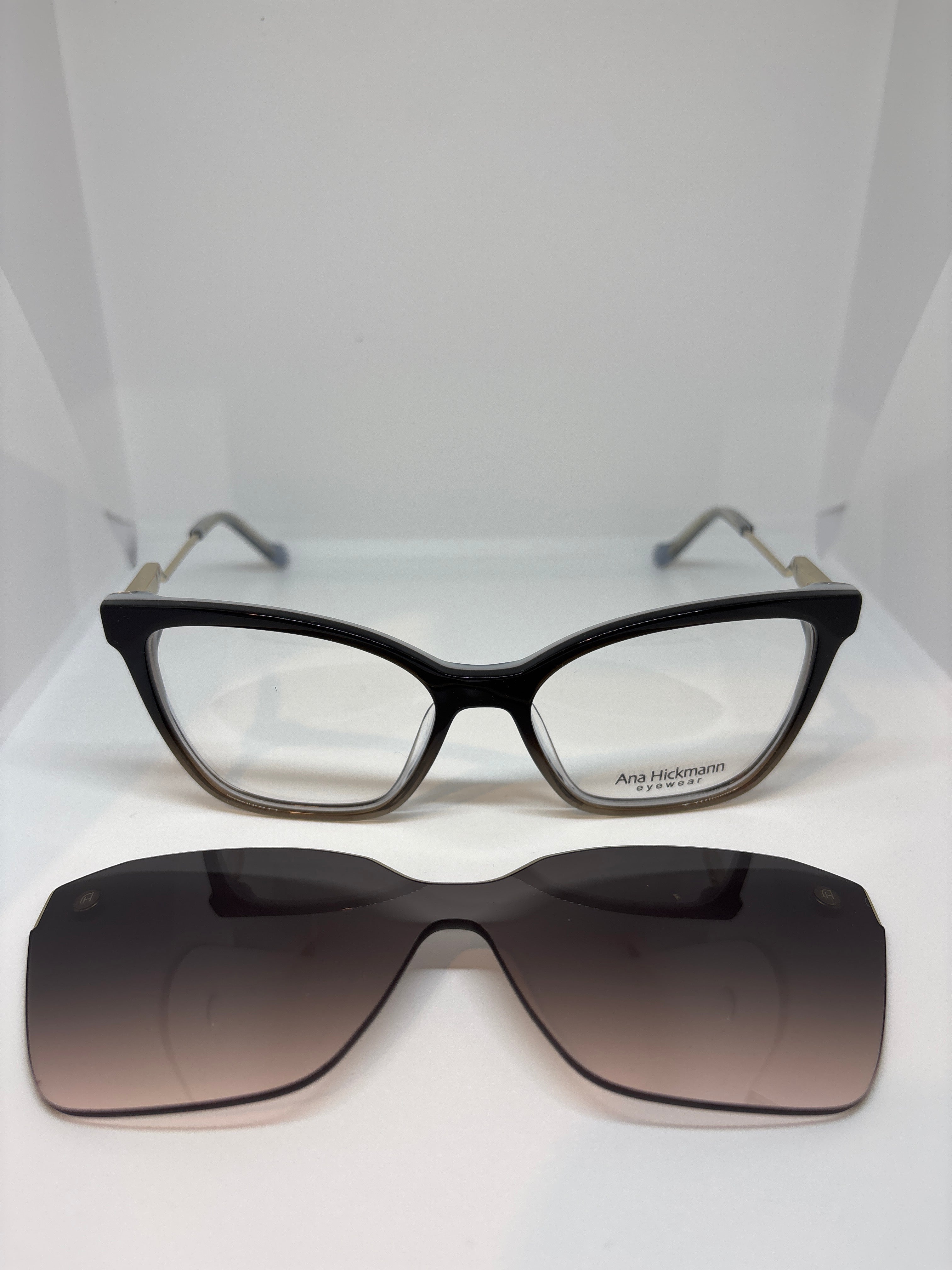 Armação Feminina Ana Hickmann Acetato clipon Vivi 3 A03