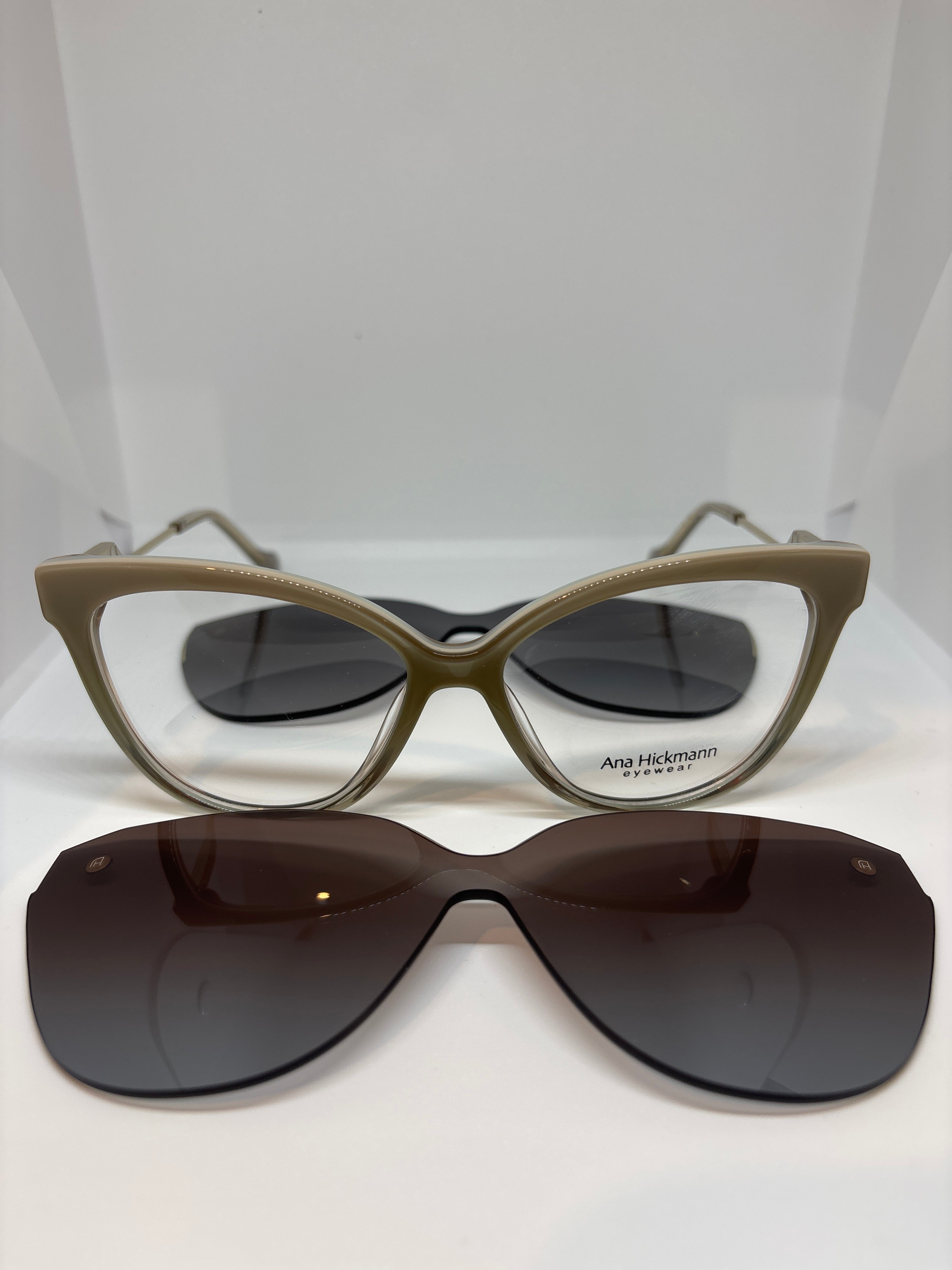 Armação Feminina Ana Hickmann Acetato clipon Vivi 4 H03